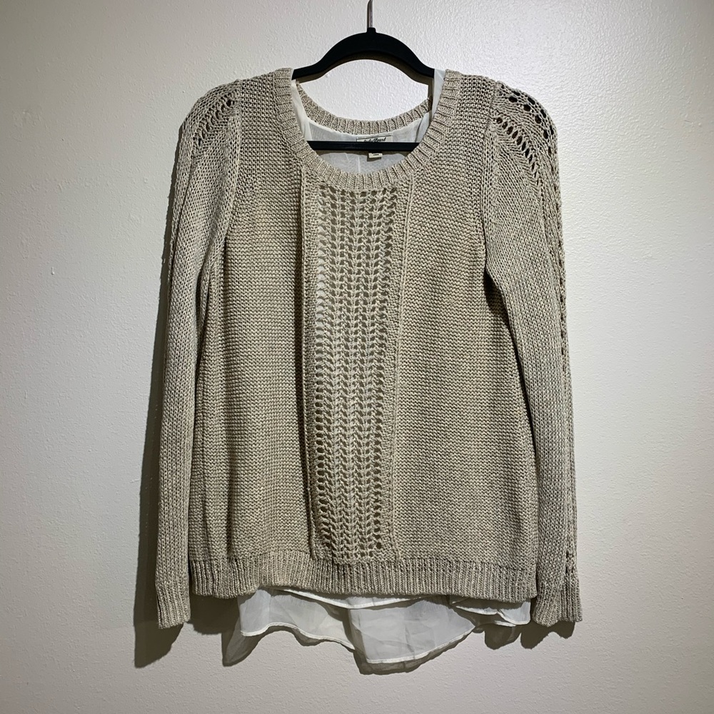 Lucky Brand 🍀 Gold Knitted Long Sleeve